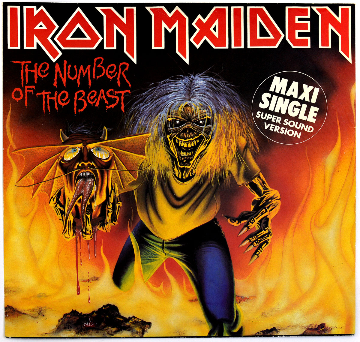 High Resolution Photo #10 IRON MAIDEN - The Number of the Beast https://vinyl-records.nl 